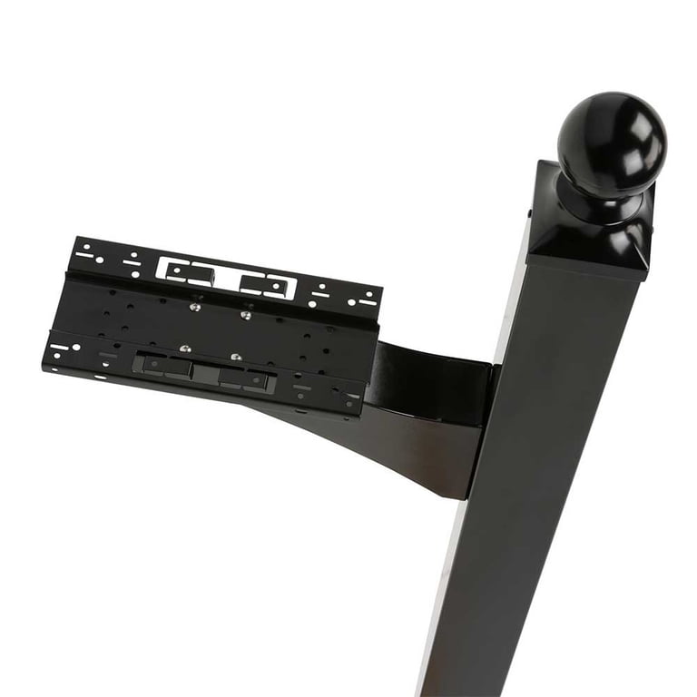 Gibraltar Black Aluminum Landover Mailbox Post Kit, Rust-Proof, Fits 4x4 Post Gibraltar Black Aluminum Landover Mailbox Post Kit, Rust-Proof, Fits 4x4 Post