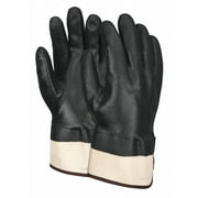 Mcr Safety Gloves,L,10 in. L,Jersey,Sandy,PR,PK12  6521SC