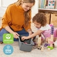 thumbnail image 6 of ECR4Kids Scoop Front Plastic Storage Bins, Multipurpose Organization, Dark Grey, 15-Piece, 6 of 9