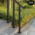 thumbnail image 3 of 29.53in Deck Balusters Metal Spindles Staircase Railing Column Iron Garden Fence, 3 of 12