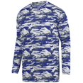 thumbnail image 1 of JUVENTUD MOD CAMO MANGA LARGA CAMISETA CON CAPUCHA S MOD MORADO Augusta 1808, 1 of 1
