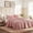 Blush, variant on Regency Heights Velvet Quilt Set, 2-Piece Luxury Bedspread with 1 Sham, Ultra Soft Reversible Microfiber, All Season Lightweight Bedding, Blush, Twin/Twin-XL