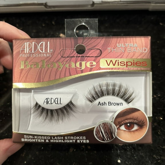 Ardell Sun-Kissed Balayage Wispies - Ash Brown Thin Band Lashes