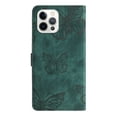 thumbnail image 2 of Compatible with iPhone 15 Pro Embossed Butterfly Case with Wallet and Kickstand Cover, 2 of 5