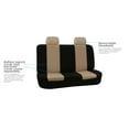 thumbnail image 4 of FH Group Universal Fit Cloth Car Seat Covers for SUV, Van Truck Auto - Solid Bench with Beige Floor Mats, 4 of 9