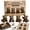 A, variant on DIY 3D Beaded Forest Bear Figurine Kit, 4 Designs Wildlife Bear Bead Craft Set for Beginners, Adorable Handmade Decor Gift for Animal & Craft Lovers