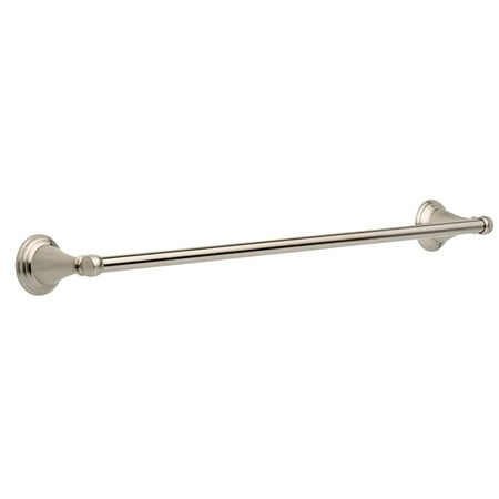 Delta Windemere Brushed Nickel Silver Towel Bar 24 in. L Die Cast Zinc