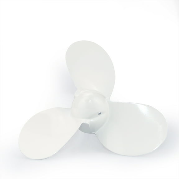 CAPTAIN Outboard 7 1/4x5 Propeller, fit Yamaha 2 HP Engines, Pin drive Outboard Prop, RH Aluminum Propellers, 3 Blades, OEM No.6F8-45942-01-EL