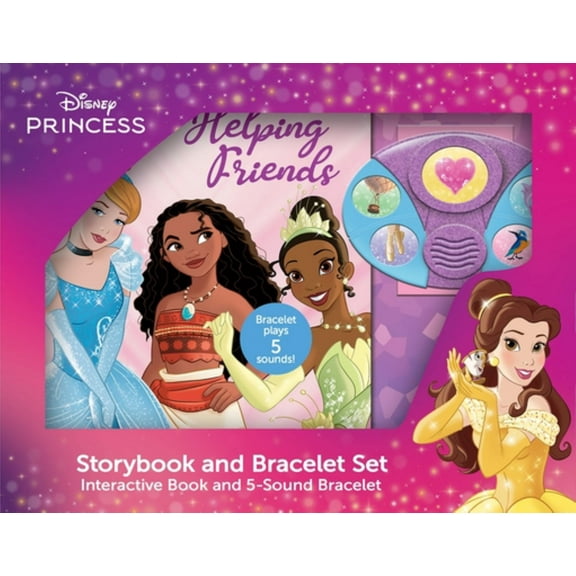 PHOENIX INTL: Disney Princess: Helping Friends Book and 5-Sound Bracelet Set (Hardcover)