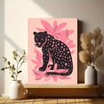 thumbnail image 6 of Black Leopard Floral Canvas Wall Art, Boho Animal Print for Living Room, Bedroom, Office, Entryway and Cafe Decor, 6 of 8