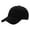 Black, variant on MIASHUI Unisex Washed Solid Color Soft Top Baseball Cap for Sun Protection, Simple Design for Versatility, Adjustable Fit for Comfort and Style Grey