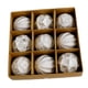 thumbnail image 3 of 9x Adornos de bolas navideñas Pequeños colgantes navideños Bolas navideñas irrompibles para plata, 3 of 9