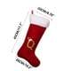 thumbnail image 4 of Chimenea Decoraciones de Navidad Suministros de Decoración de Navidad Red High End Gold Velvet Letter Calcetines 26 Carta Calcetines Regalo de Navidad Calcetines Regalos de Navidad de la Familia, 4 of 4