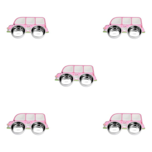 Inteprter Juego de vajilla de acero inoxidable para niños, cuchara, tenedor, cuenco para bebé, cubertería, cocina de autoalimentación, Type2 NO2
