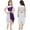 Purple, variant on iiniim Girls Kids Sequins Ballet Asymmetric Lyrical Praise Dance Liturgical Metallic Color Block Modern Dress Blue&White 8
