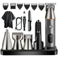 thumbnail image 1 of Cortadora de cabello eléctrica cinco en uno, cortadora de cabello eléctrica con cabezal de aceite para hombres, recargable por USB, afeitadora para el cuidado del cabello, 1 of 5
