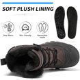 thumbnail image 5 of Ecetana Men's Waterproof Hiking Snow Boots Non-Slip Warm Ankle Boots for Trekking, 5 of 8