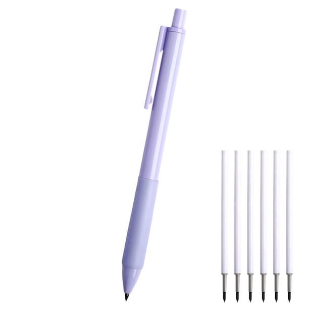 Lápiz de actividad estudiante lápiz eterno cabeza de pluma de aleación de tungsteno no contiene tinta, no es fácil de ensuciar las manos y no es fácil de romper MFZFUKR BST3010607-3