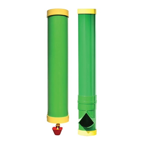 Rugged Ranch High End Hen Elevated 2 Gallon Poultry Waterer and 10 Pound Feeder