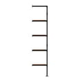 thumbnail image 3 of XIANERS Wall Mounted Clothing Rack Two Columns Industrial Pipe Clothes Rack Closet Wall Shelf Matte Black Vintage Wall Shelf Clothes Hangings Rod Bar for Home Laundry Room value, 3 of 9