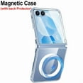 thumbnail image 1 of For Samsung Galaxy Z Flip 7 Magnetic Phone Case Shockproof Cases Back Cover Transparent Shell For Galaxy ZFlip7 Magnetic Covers, 1 of 5
