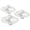 White, variant on 3 Pcs Bathroom Floor Drain Filter And Kitchen Anti Blocking Net, Sink Drain Strainer For Hair And Food Debris, Pipe Mesh Guard (grey)