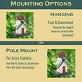 thumbnail image 3 of North States Village Collection White Windmill Hanging Birdfeeder, 8 lb Capacity, 3 of 3