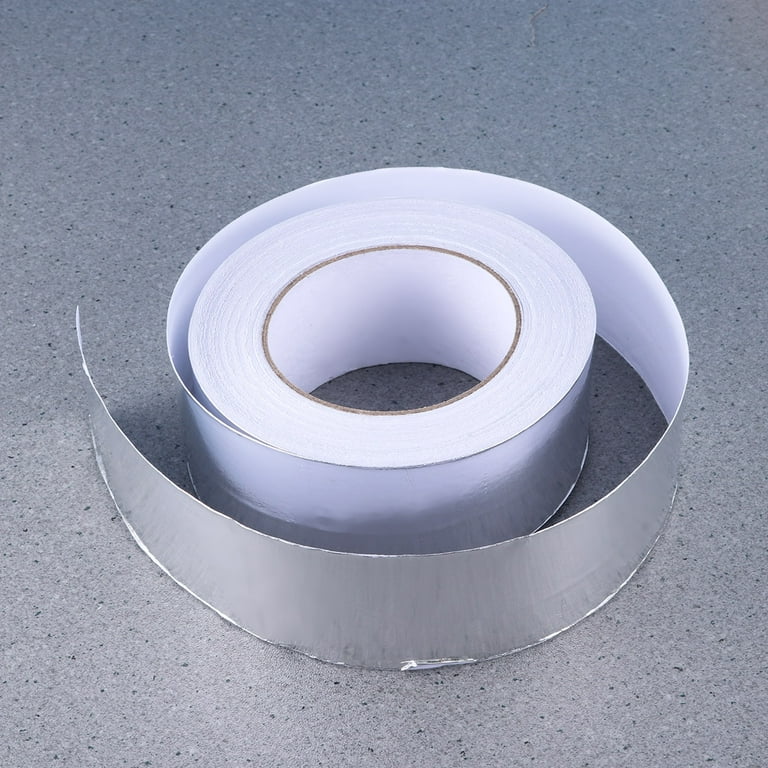 SmaringRobot 1Pcs Premium Aluminum Tape, Silver Fiberglass Foil Tapes, High Temperature Adhesive Insulation Tape, Thermal Duct Tape for Ductwork