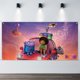 thumbnail image 2 of DreamWorks Home Fondo Temático Pancarta Suministros de Decoración para Fiesta de Cumpleaños, Decoración de Fondo de Fiesta Personalizado,150x90cm, 2 of 6