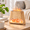 Wooden Grain, variant on 2-in-1 Black Wooden Grain 150ml Oil Diffuser with Himalayan Salt Lamp