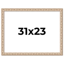 31x23 Frame White Real Wood Picture Frame Width 1.5 inches | Interior Frame Depth 0.5 inches |