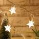 thumbnail image 3 of Cadena de luces LED para decoración de ventanas de bodas y festivales con forma de estrella de perla navideña, 3 of 5