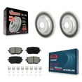 thumbnail image 1 of Transit Auto Rear Coated Disc Brake Rotors and Ceramic Pads Kit for Car Mercedes-Benz GLB250 GLA250 EQB 350 300 KGC-102819, 1 of 11