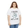 thumbnail image 5 of DJH Apparel | I Hate My Job Toilet Paper Roll Funny  Unisex T-Shirt, 5 of 7