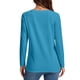 thumbnail image 5 of Ropa de otoño,Camiseta de manga larga a rayas para mujer, corte holgado e informal, cuello redondo, mezcla de poliéster, talla S, sopatenor, 5 of 9