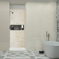 thumbnail image 2 of Transolid Swk363696 Saramar 36" W X 36" D X 96" H Three Panel Shower Wall Kit - Biscotti, 2 of 7