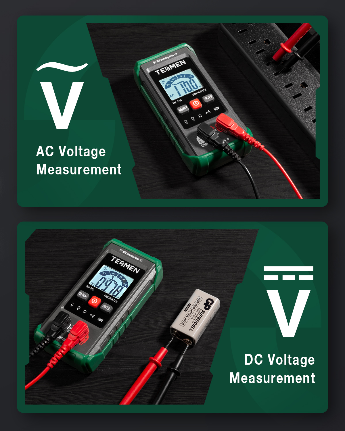 TESMEN TM-510 Digital Multimeter Auto-Ranging photo 7