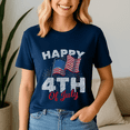 thumbnail image 5 of Happy 4Th Of July, Independence Day, Fourth Of July,4 Of July Shirt, Memorial Day Gift, Usa Flag, Fireworks Shirt, Stars And Stripes Tee, Patriotic Tshirt, 5 of 5