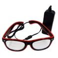 thumbnail image 1 of LED EL Wire Glasses Light Up Glow Sunglasses Eyewear Shades for Nightclub Party, 1 of 8