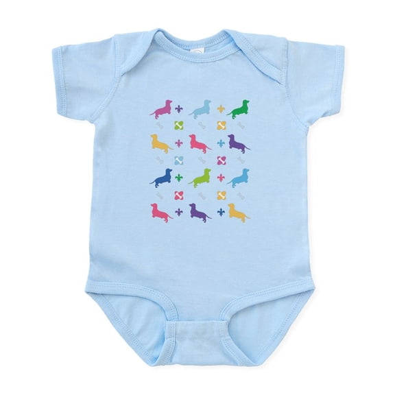 CafePress - Dachshund Designer Infant Bodysuit - Baby Light Bodysuit, Size Newborn - 24 Months