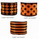 thumbnail image 1 of Rolls Halloween Ribbon Wired Orange and Black Burlap Ribbon Thanksgiving Wired, 1 of 5