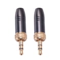 thumbnail image 2 of 5Pcs Lavalier Lapel Microphone 3.5mm Audio Plug with M6 Internal Thread Internal Thread Cable for- for-, 2 of 8