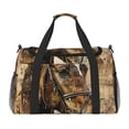thumbnail image 1 of Xecao Musical Horse Vintage Collage Pattern ​Lightweight Crossbody Weekender Bag Mesh Side Pockets Padded Handles Sports Outdoor Gear Organizer, 1 of 7