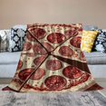 Creowell Pizza Gifts Blanket Super Soft Flannel Blanket for Bed Sofa