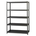 thumbnail image 3 of Lorell, 3,200 lb Capacity Riveted Steel Shelving, 1 Each, Black, 3 of 7