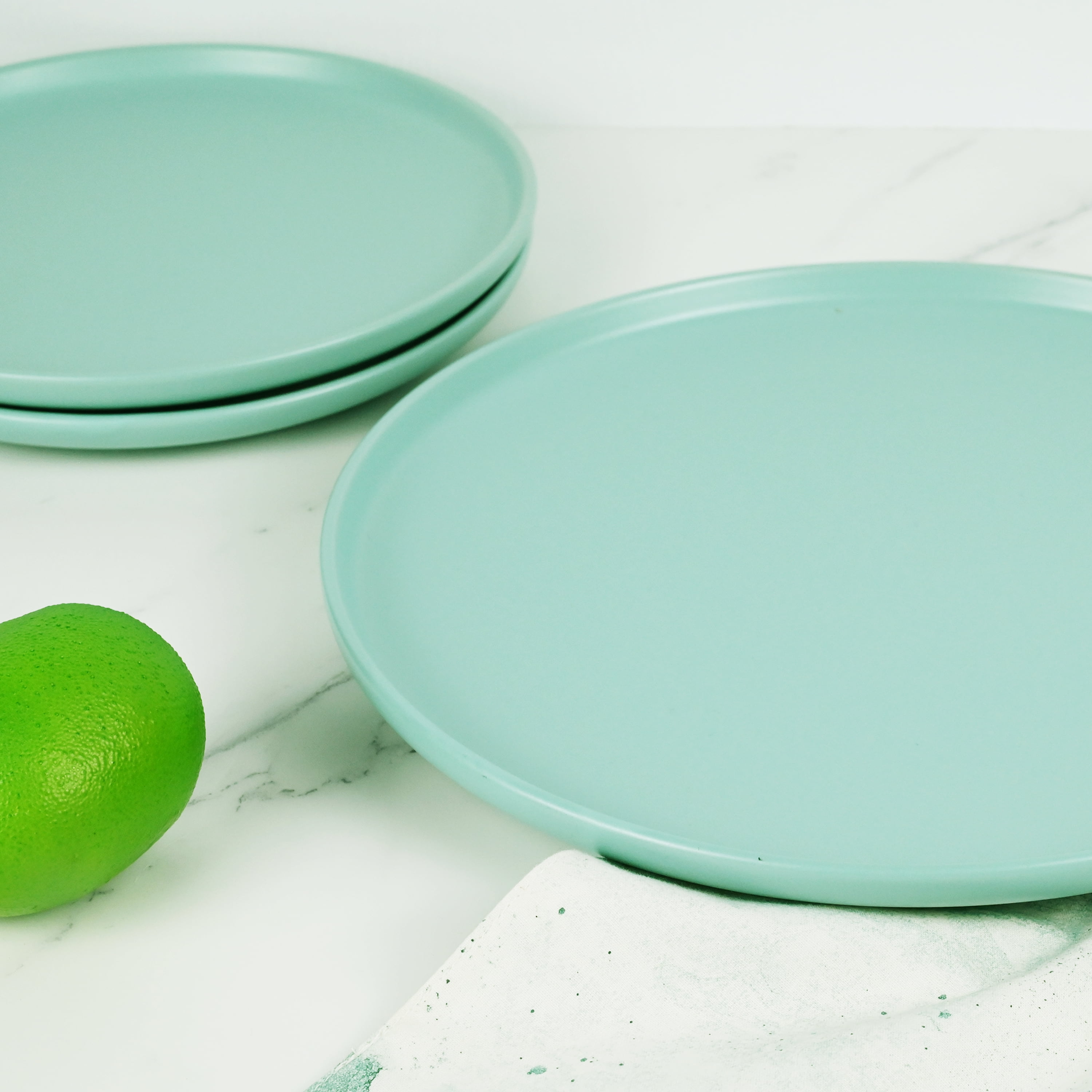 Mainstays Alessandra Mint Stoneware Dinner Plate