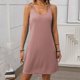thumbnail image 5 of Sexy Vestido Casual para las Mujeres Vestido de Cuello Redondo sin Mangas de Color Sólido, Moda de Verano de Poliéster Ligero, 5 of 7