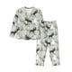 thumbnail image 1 of Fotbe green plaid Moose tree Conjunto de Pijama de Manga Larga para Mujer con Estampado, Ropa de Dormir de 2 Piezas, Conjunto de Casa Suave y Cómodo con Bolsillos-X-Large, 1 of 7