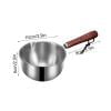 thumbnail image 1 of PEONAVET Small Cooking Pot 304 Three-layer Steel Thickened Hot Oil Small Pot Stainless Steel Deepened Min Splashing Oil Burning Oil Household Small Oil Pot, 1 of 9
