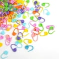thumbnail image 6 of 500pcs Mix Color Plastic Resin Small Clip Locking Stitch Markers Crochet Latch Knitting Tools Needle Clip Hook Sewing Tool, 6 of 10
